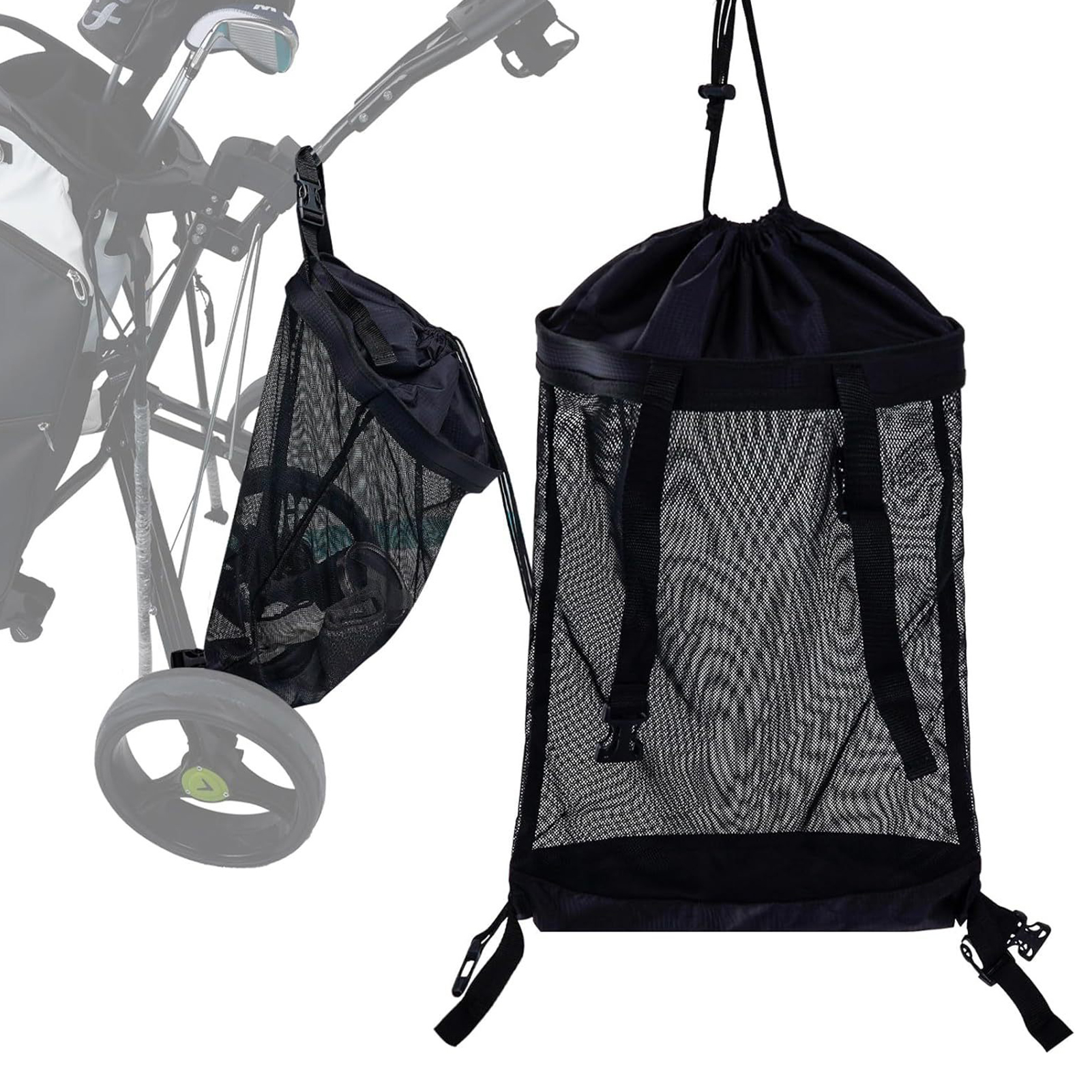 Golf Equipment Stores - Trolley Net Bag Universal Golf Push