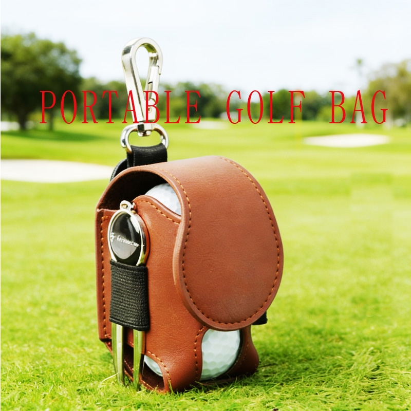 Golf PU Ball Bag Two-Piece Set - Golf Ball Premium review and price