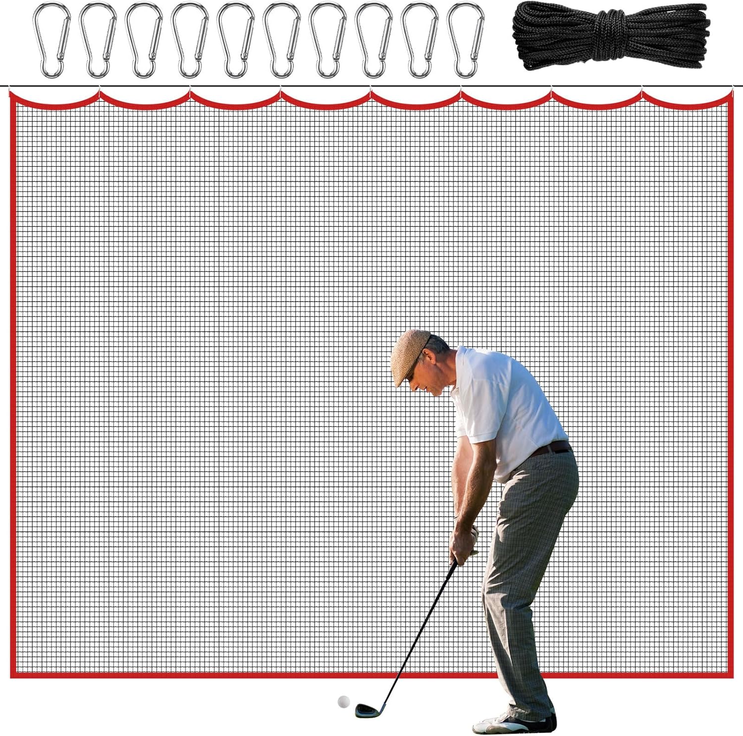 Heavy Duty Golf Net 10x10FT Go - Practice Net Hitting review and price