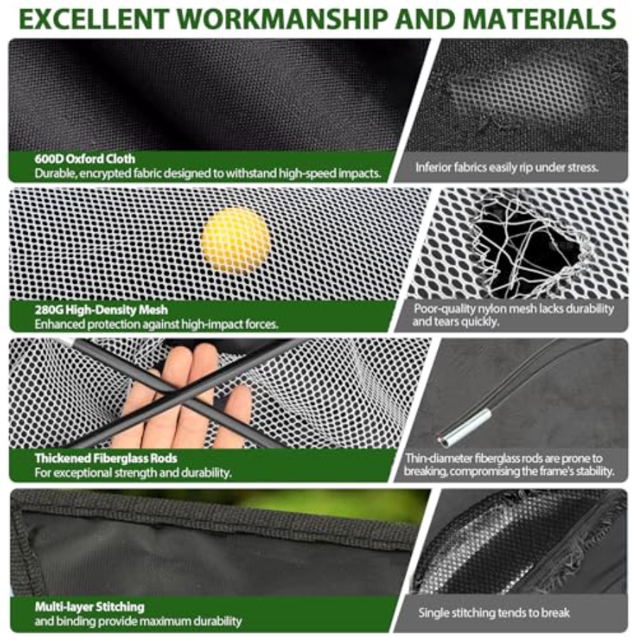 Golf Net, 10x7 Ft Practice Hit - Practice Net Hitting review and price