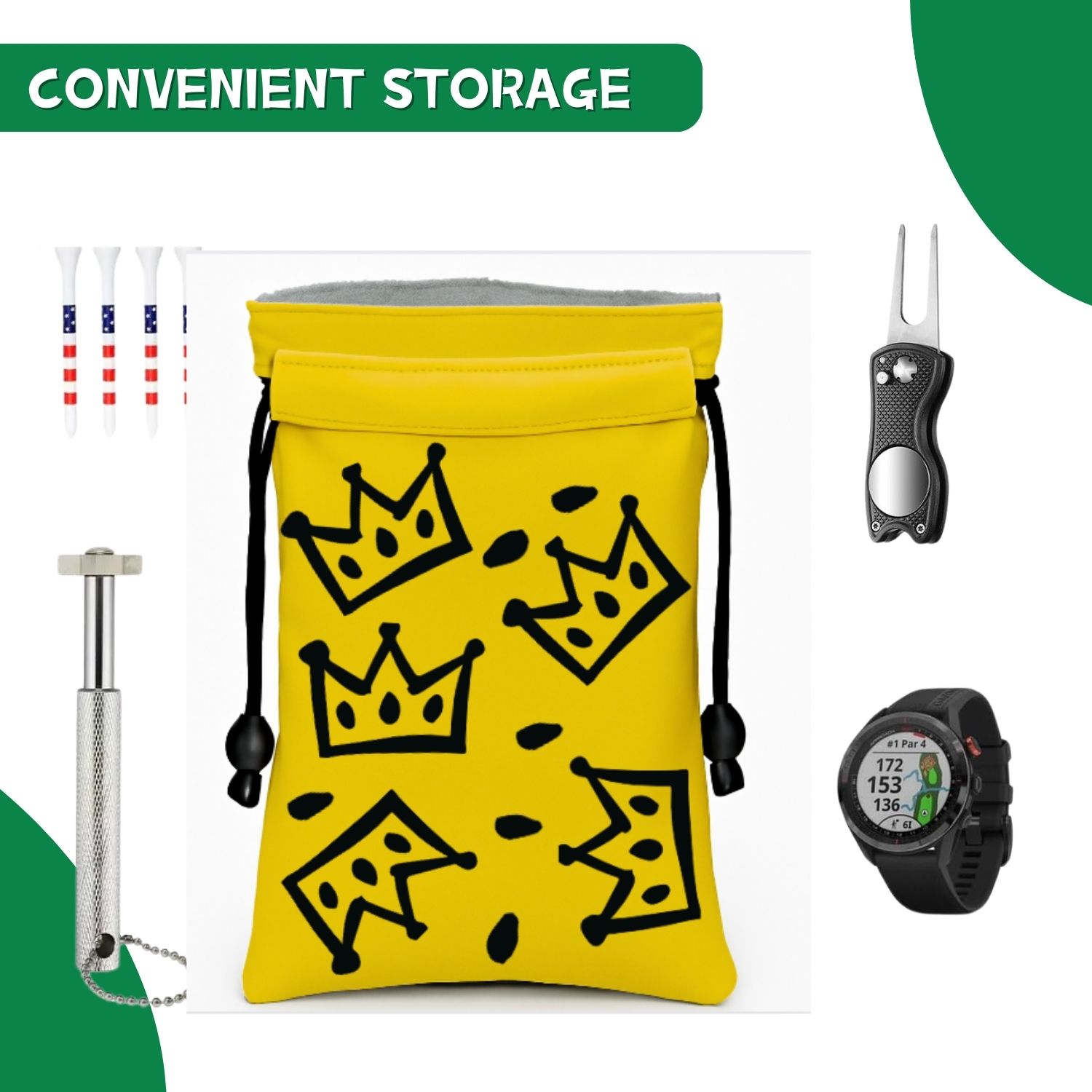 Crown Golf valuable item bag,  - Golf Equipment Stores review and price