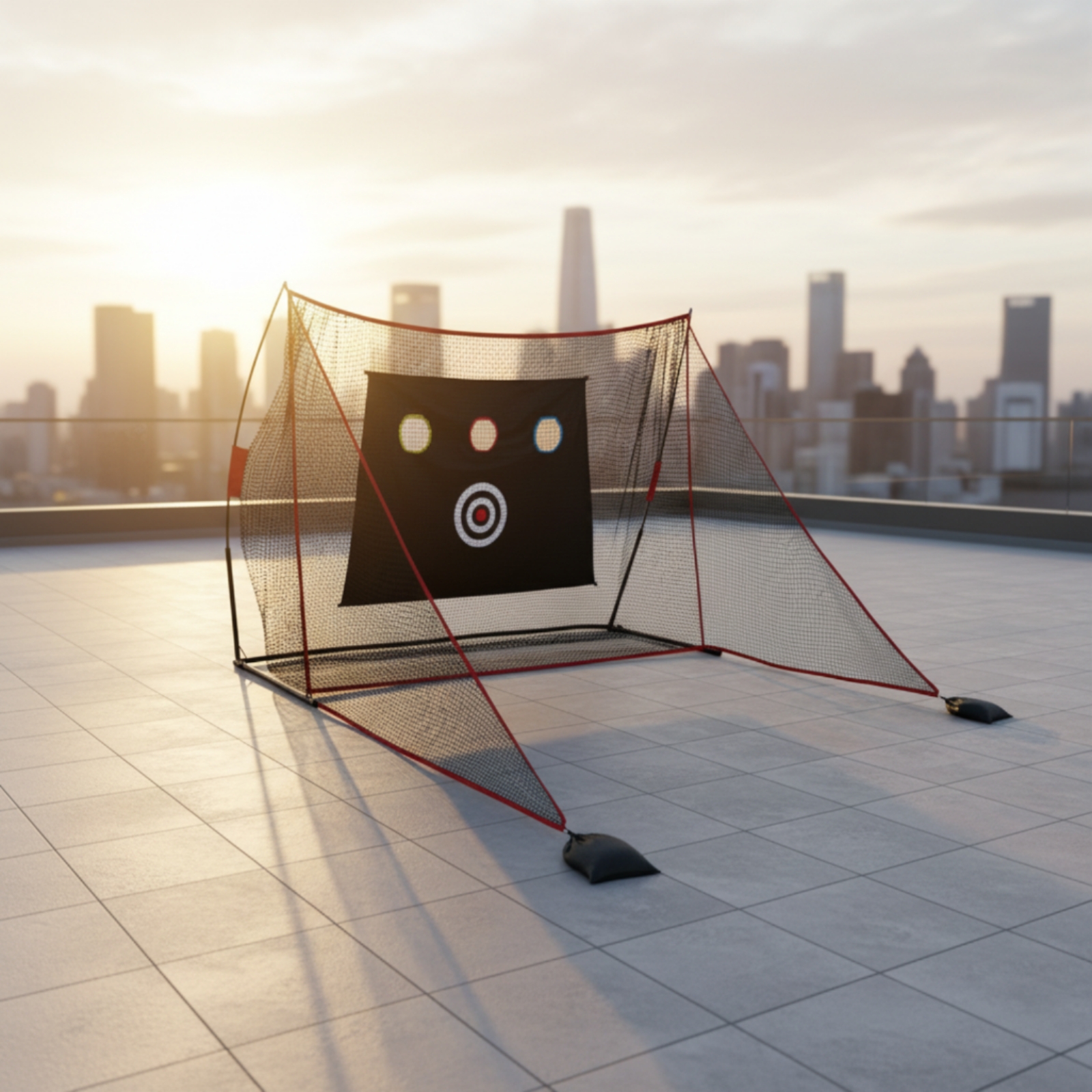 Golf Hitting Net Red Trim Prac - Practice Net Hitting review and price