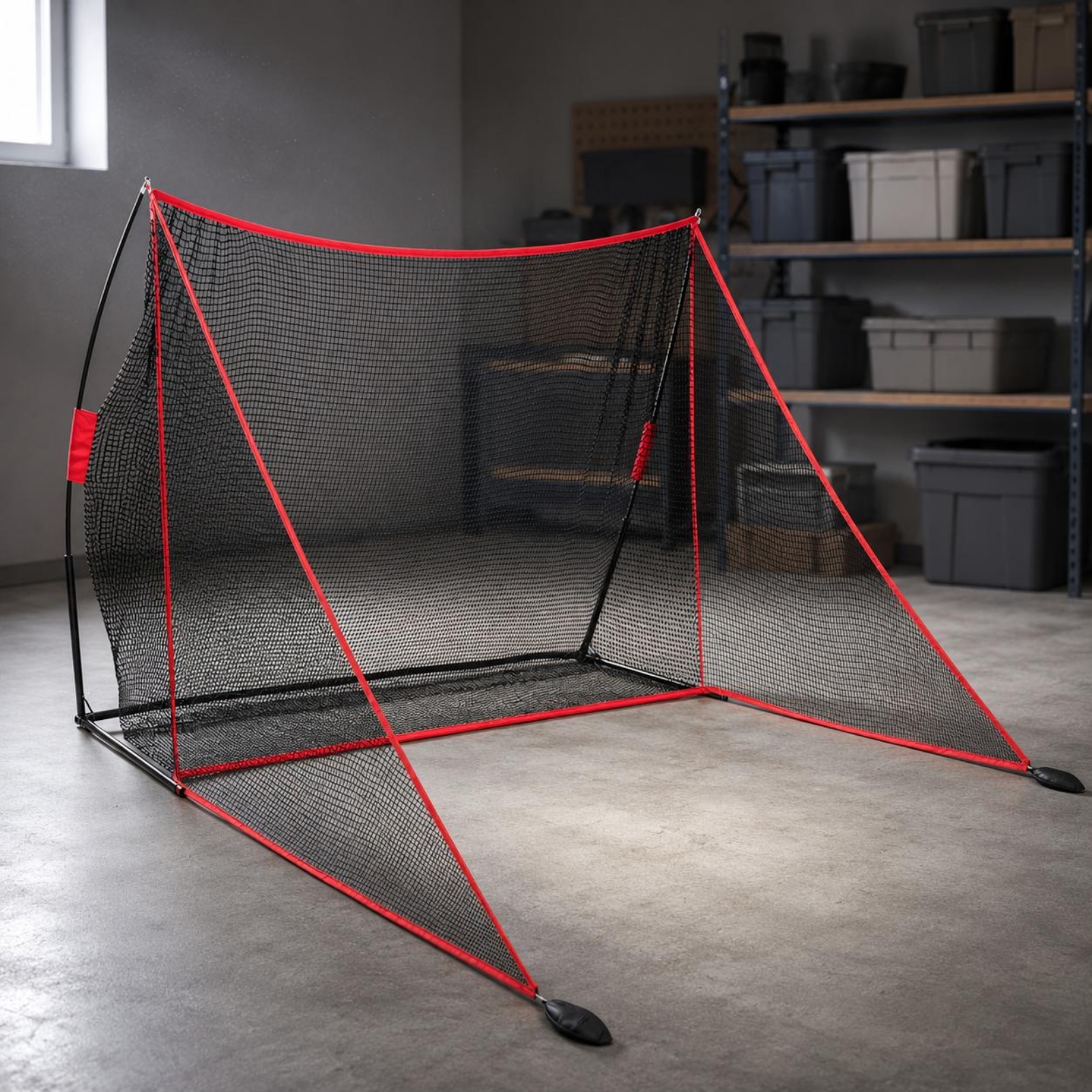 Golf Hitting Net Red Trim Prac - Practice Net Hitting review and price