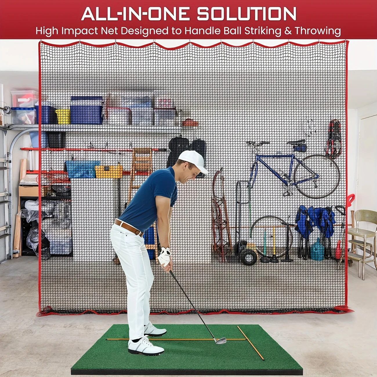 Golf Netting, 10x10 Ft Golf Pr - Practice Net Hitting review and price
