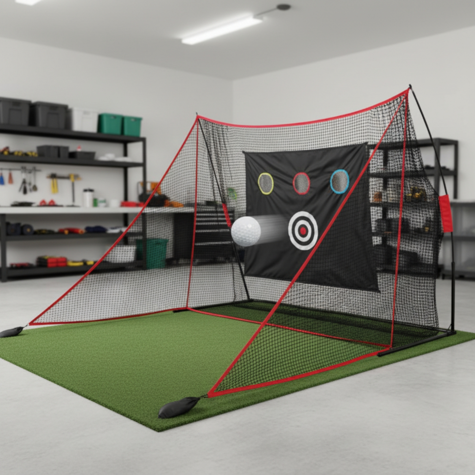 Golf Training Net Sturdy Frame - Practice Net Hitting review and price