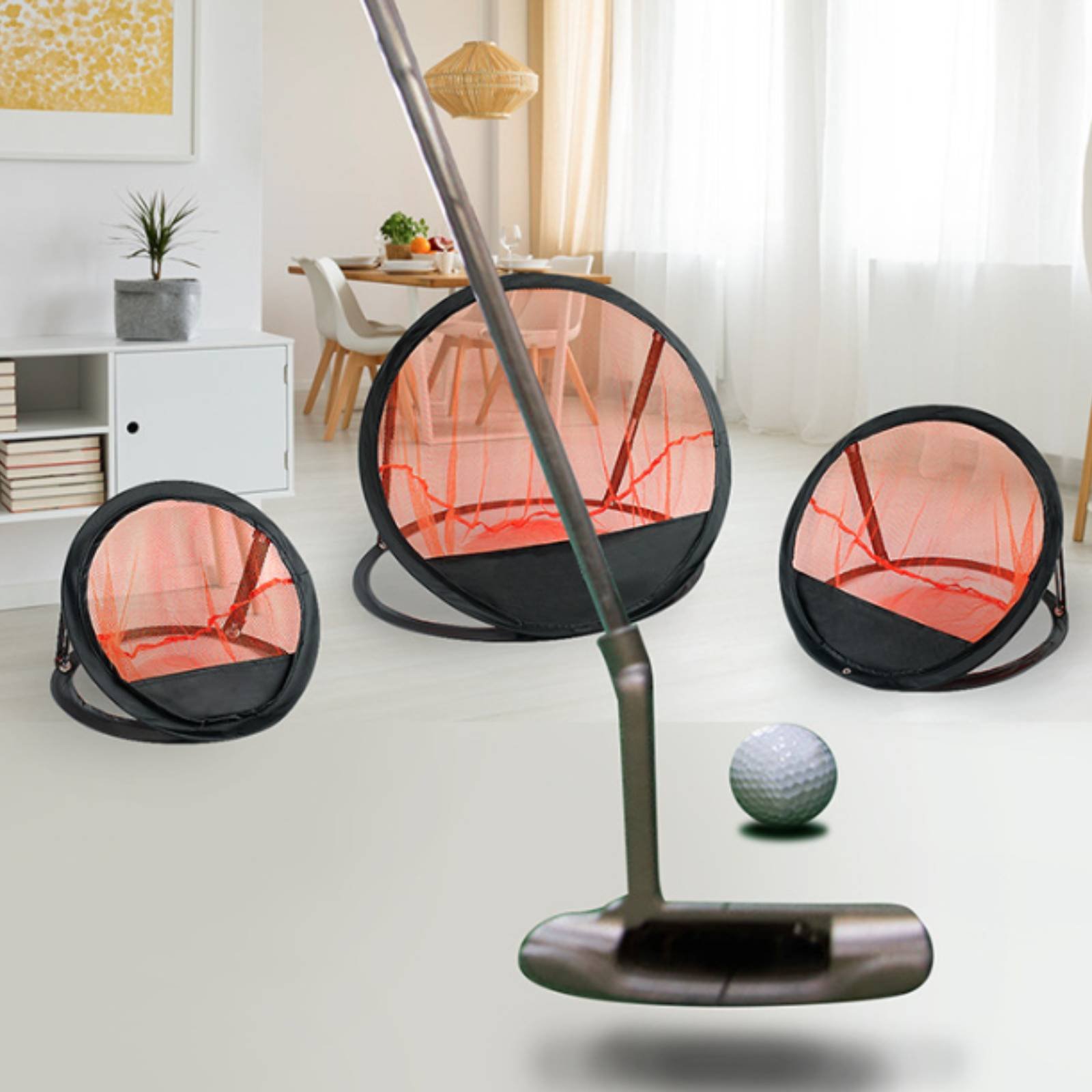 3 Pieces Golf Chipping Net Ind - Practice Net Hitting review and price