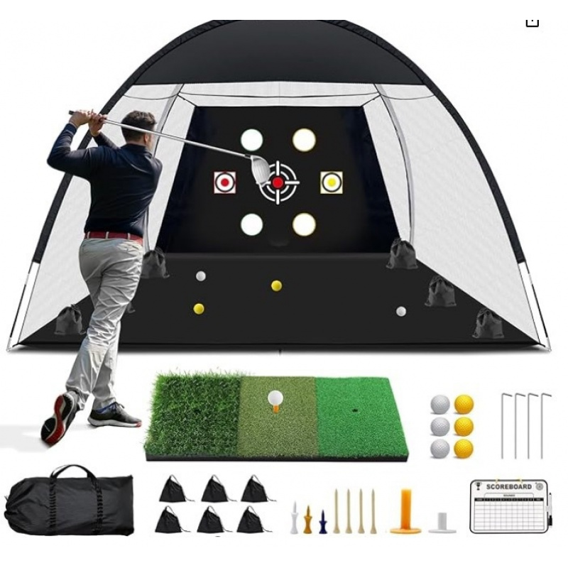 Indoor Outdoor Backyard Golf P - Practice Net Hitting review and price