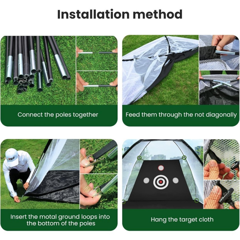 Indoor Outdoor Backyard Golf P - Practice Net Hitting review and price