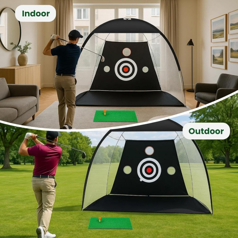 Indoor Outdoor Backyard Golf P - Practice Net Hitting review and price
