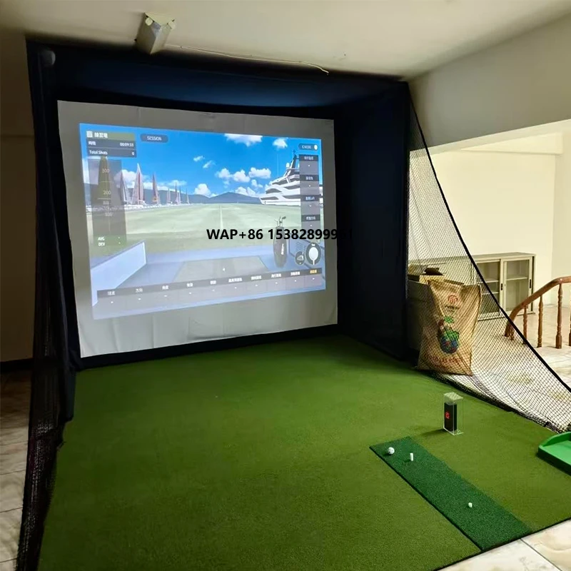 Golf Simulator Enclosure Nets  - Practice Net Hitting review and price