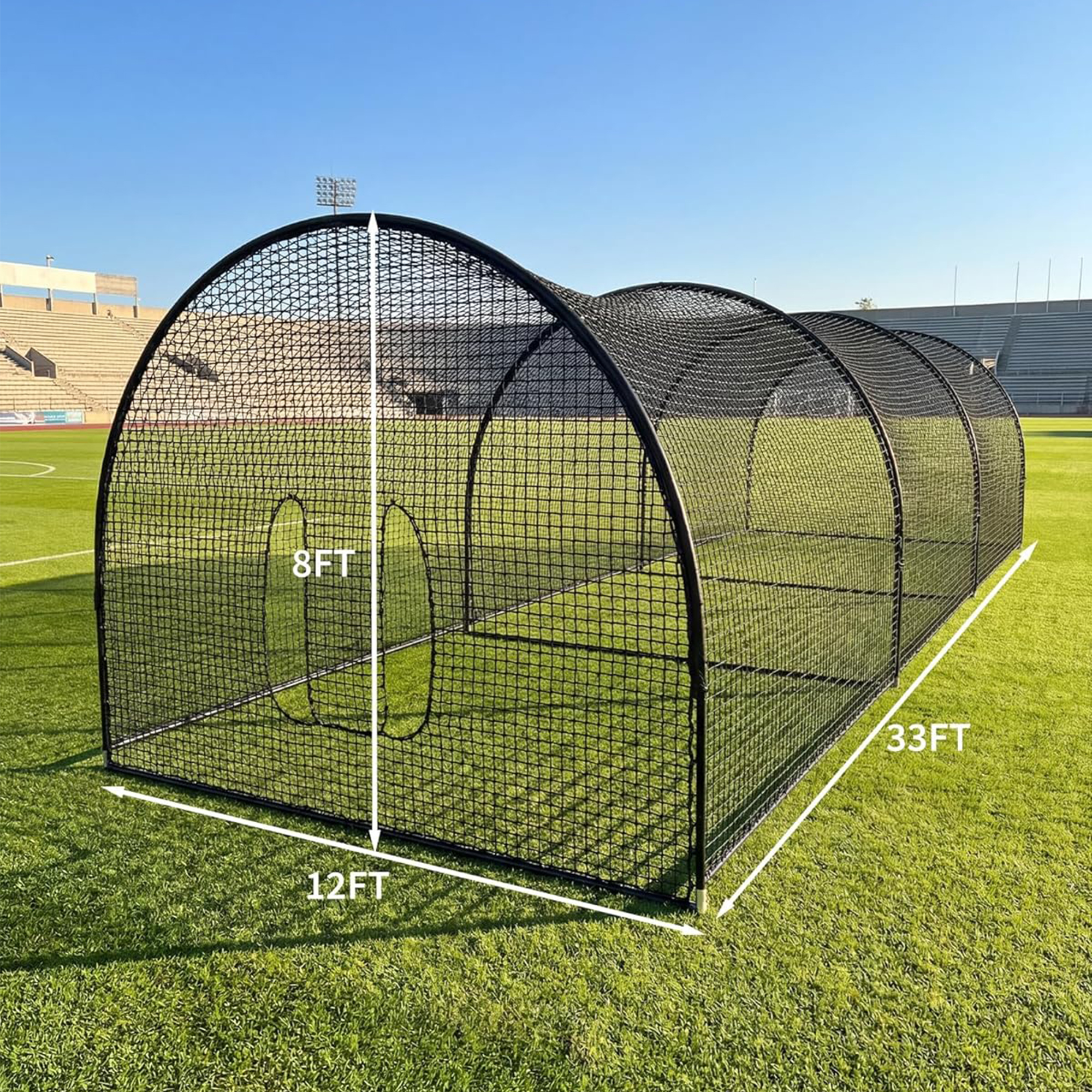33FT/22FT Baseball Batting Cag - Practice Net Hitting review and price